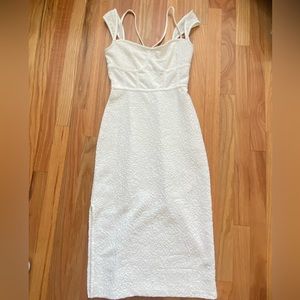 Anthropologie white dress, size small, great condition, worn once
